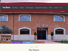 Tablet Screenshot of bodegasadria.com